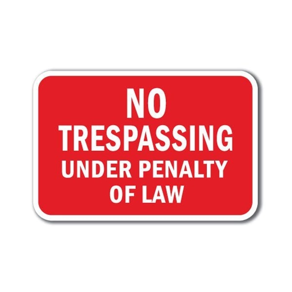 Signmission Safety Sign, 12 in Height, Aluminum, No Tres - No Tres Under A-1218 No Tres - No Tres Under - main